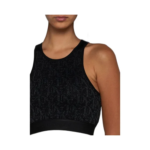 Monogram Jacquard Knitted Bra Top