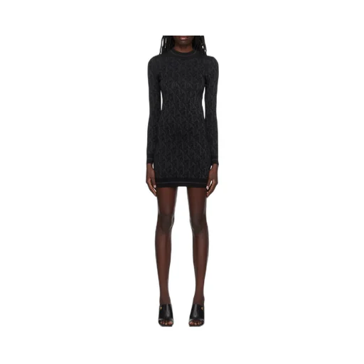 Monogram Jacquard Mini Dress