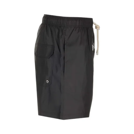 Logo-Printed Elastic Waist Swim Shorts