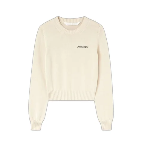 Logo Embroidered Crewneck Knitted Jumper