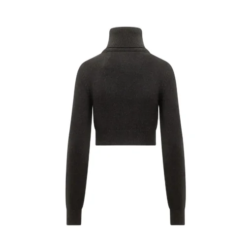 Logo Embroidered Turtleneck Knitted Jumper