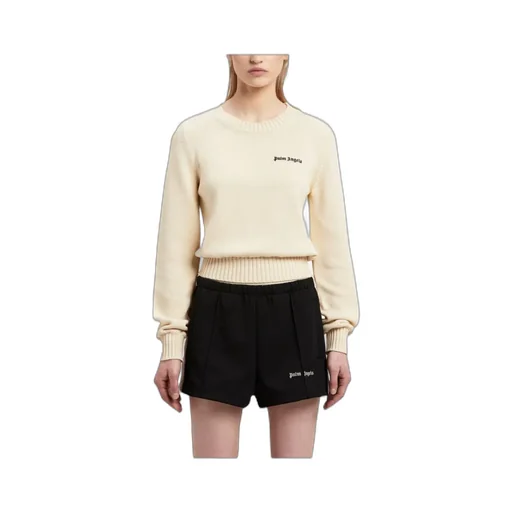 Logo Embroidered Crewneck Knitted Jumper