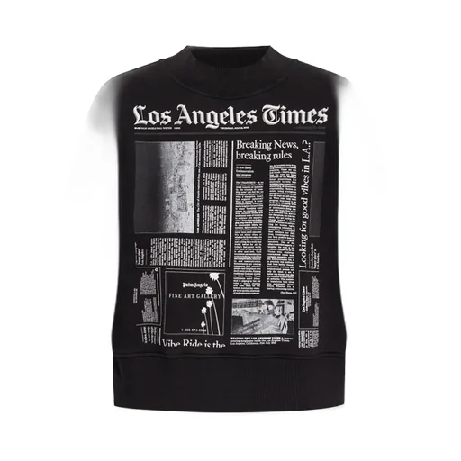 Text Printed Crewneck Sweatshirt