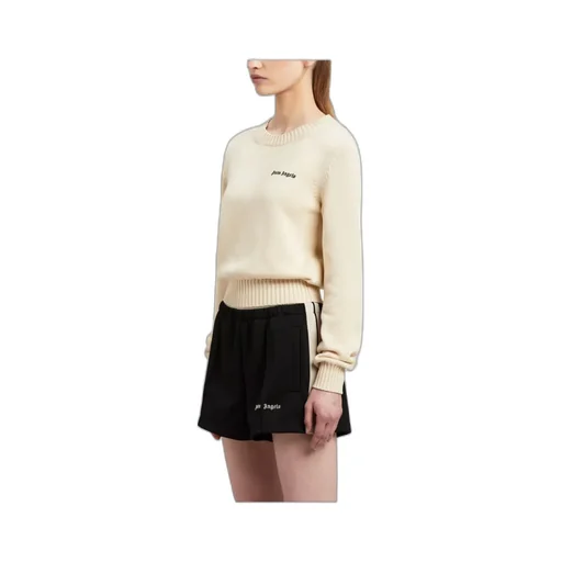 Logo Embroidered Crewneck Knitted Jumper