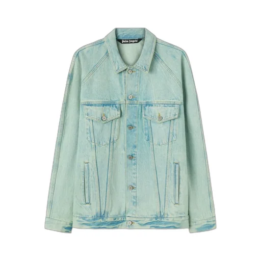Overdyed Buttoned Denim Jacket