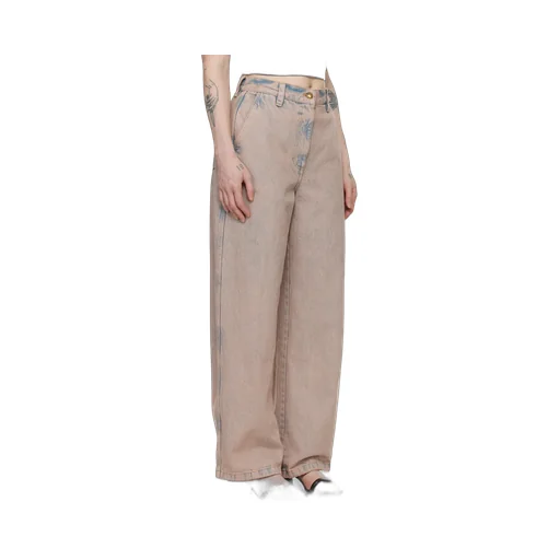 Logo-Embroidered Overdye-Wash Jeans