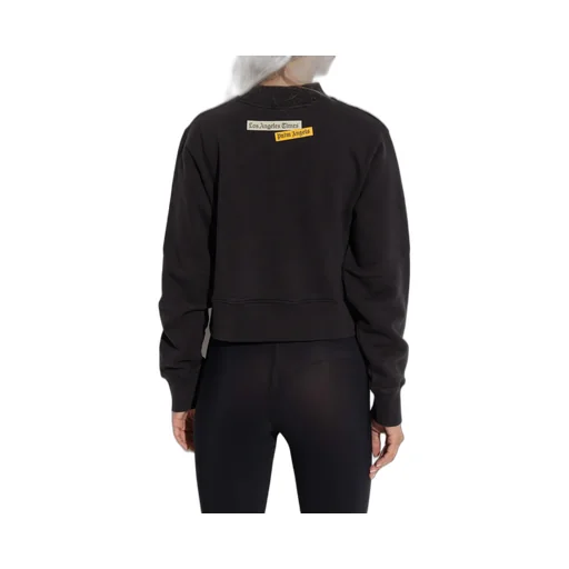 Text Printed Crewneck Sweatshirt