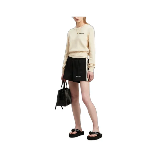 Logo Embroidered Crewneck Knitted Jumper