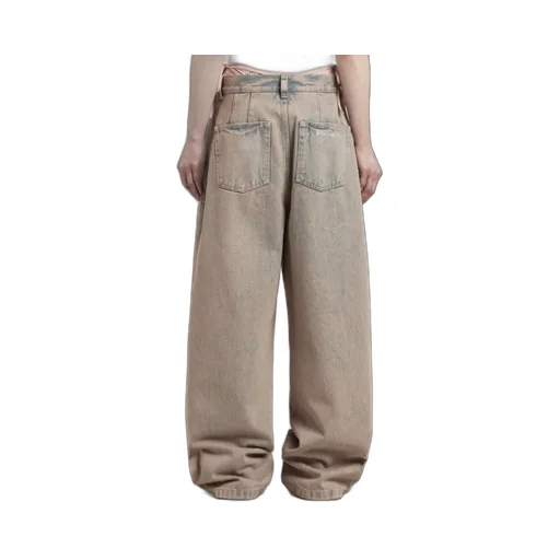 Logo-Embroidered Overdye-Wash Jeans