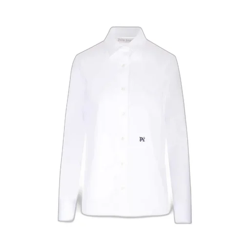 Pa Monogram Embroidered Buttoned Shirt