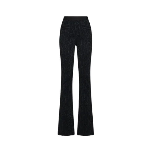 Monogram Jacquard Knitted Pants