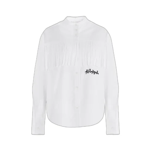 Fringe-Detailed Shirt