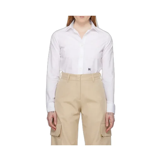 Pa Monogram Embroidered Buttoned Shirt