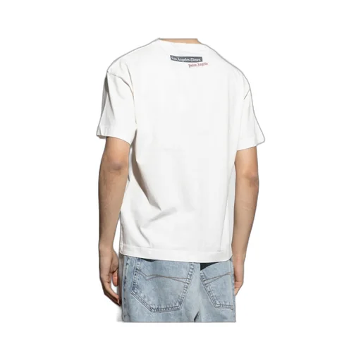 Slogan Printed Crewneck T-Shirt