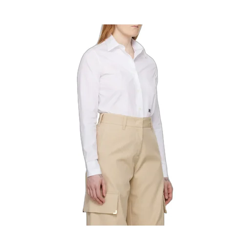 Pa Monogram Embroidered Buttoned Shirt