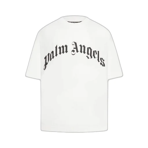 Curved Logo Crewneck T-Shirt