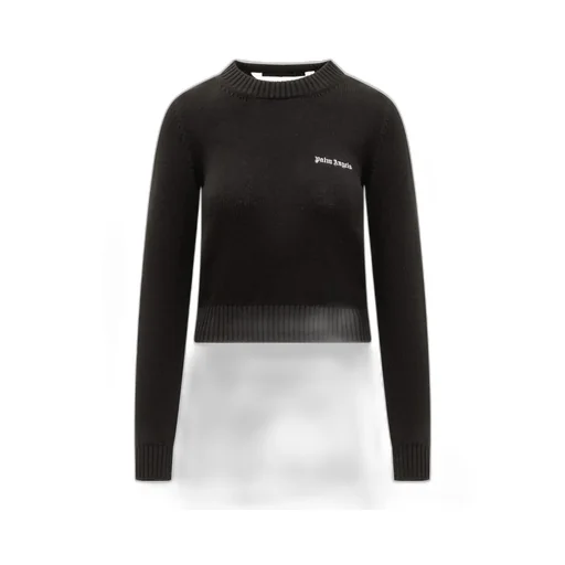 Logo Embroidered Crewneck Knitted Jumper