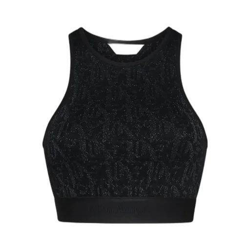 Monogram Jacquard Knitted Bra Top