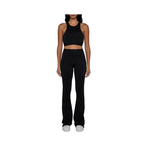 Monogram Jacquard Knitted Bra Top