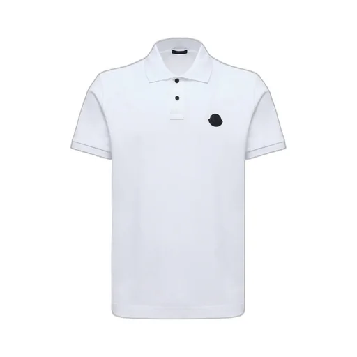 Logo Patch Cotton Piquet Polo Shirt