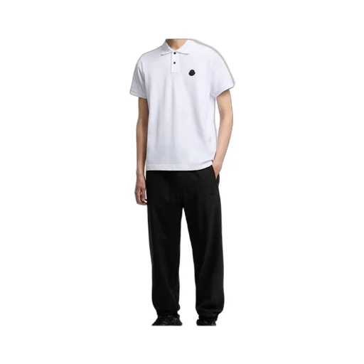 Logo Patch Cotton Piquet Polo Shirt