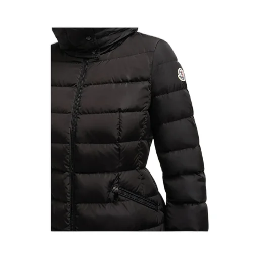 Flammette Hooded Long Down Jacket