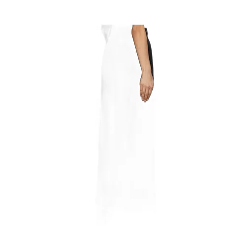 Tie-Fastened Flared Trousers