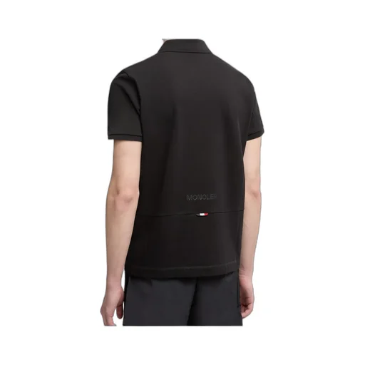 Logo Patch Cotton Piquet Polo Shirt
