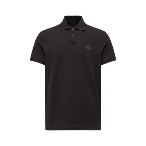 Logo Patch Cotton Piquet Polo Shirt
