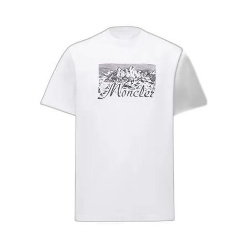 Mountain Logo Cotton T-Shirt
