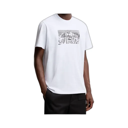 Mountain Logo Cotton T-Shirt