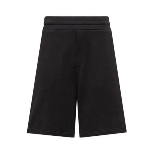 Logo Patch Cotton Shorts