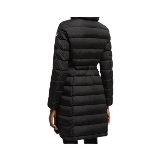 Flammette Hooded Long Down Jacket