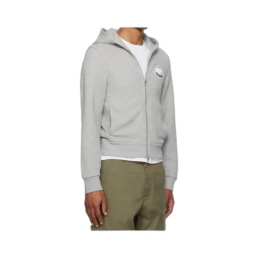 Logo-Patch Zipped Hoodie