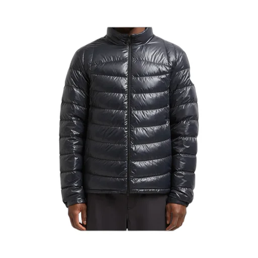 Galeso Logo Patch Zip-Up Jacket