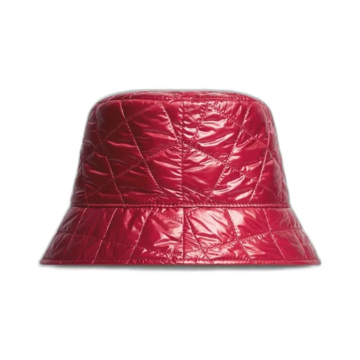 Diamond-Quilted Padded Bucket Hat