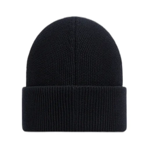 Leather Logo Cotton & Cashmere Beanie