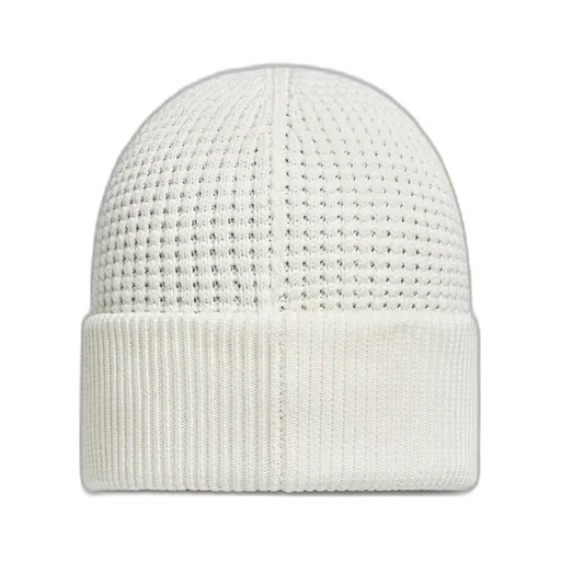 Logo Patch Ribbed Beanie