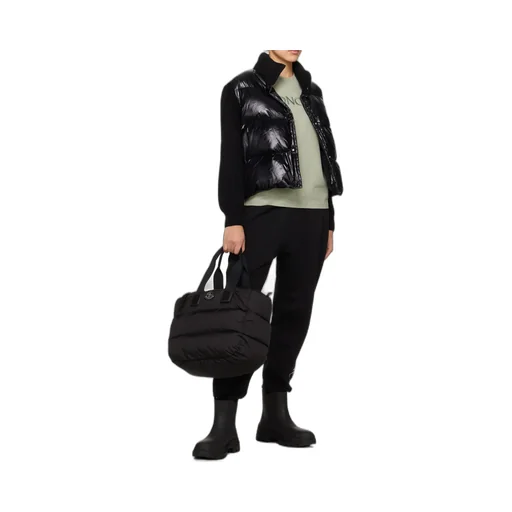 Logo Patch Padded Tote Bag