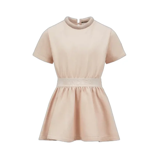 Logo-Trimmed Crewneck Dress