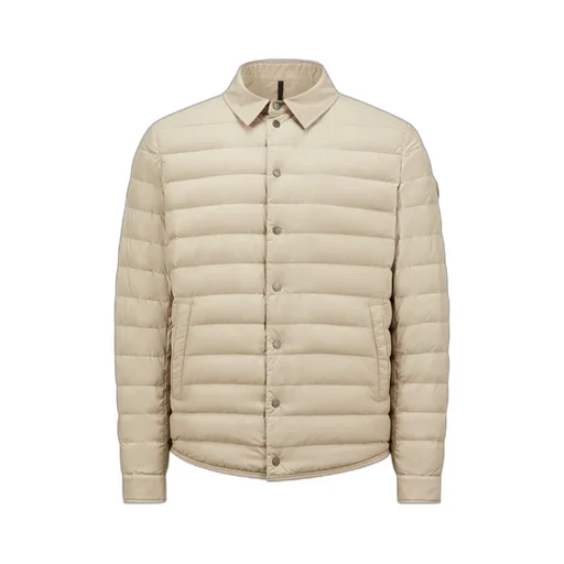 Collared Button-Up Padded Jacket