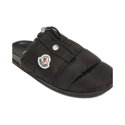Logo Patch Padded Slippers