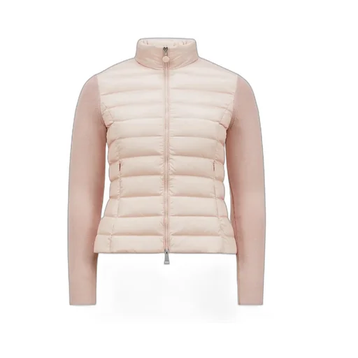 Padded Wool Zip-Up Cardigan
