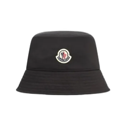 Logo Patch Narrow Brim Bucket Hat