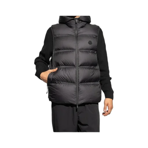 Zip-Up Hooded Padded Gilet