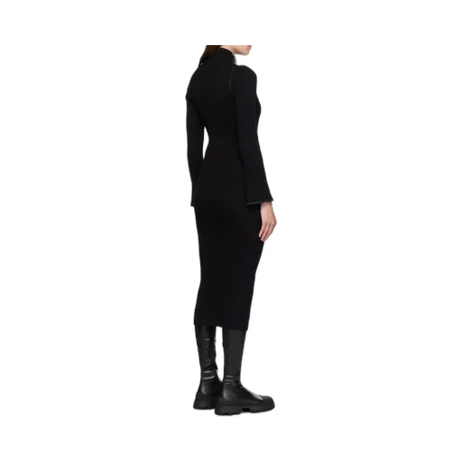 Ribbed-Knit Midi Dress