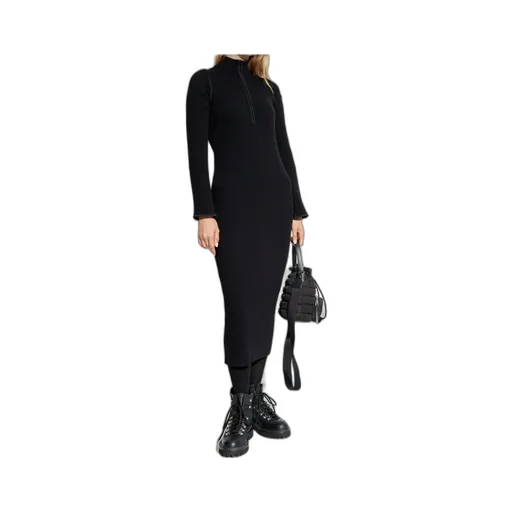 Ribbed-Knit Midi Dress