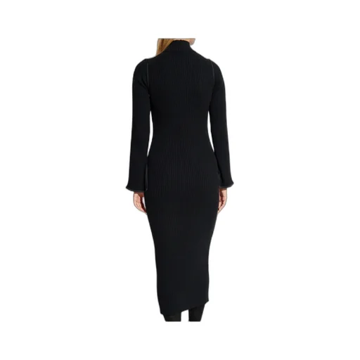 Ribbed-Knit Midi Dress