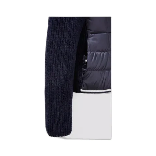 Padded Zip-Up Cardigan