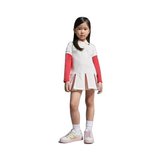 Logo Patch Polo Dress